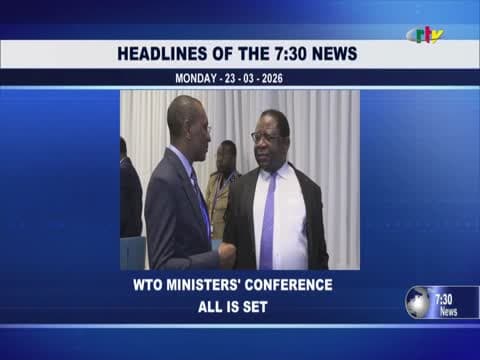 THE 7:30 NEWS du dimanche 22 mars 2026