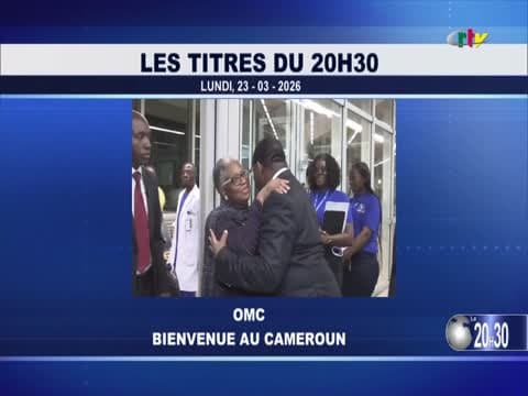 LE JT 20H30 du lundi 23 mars 2026